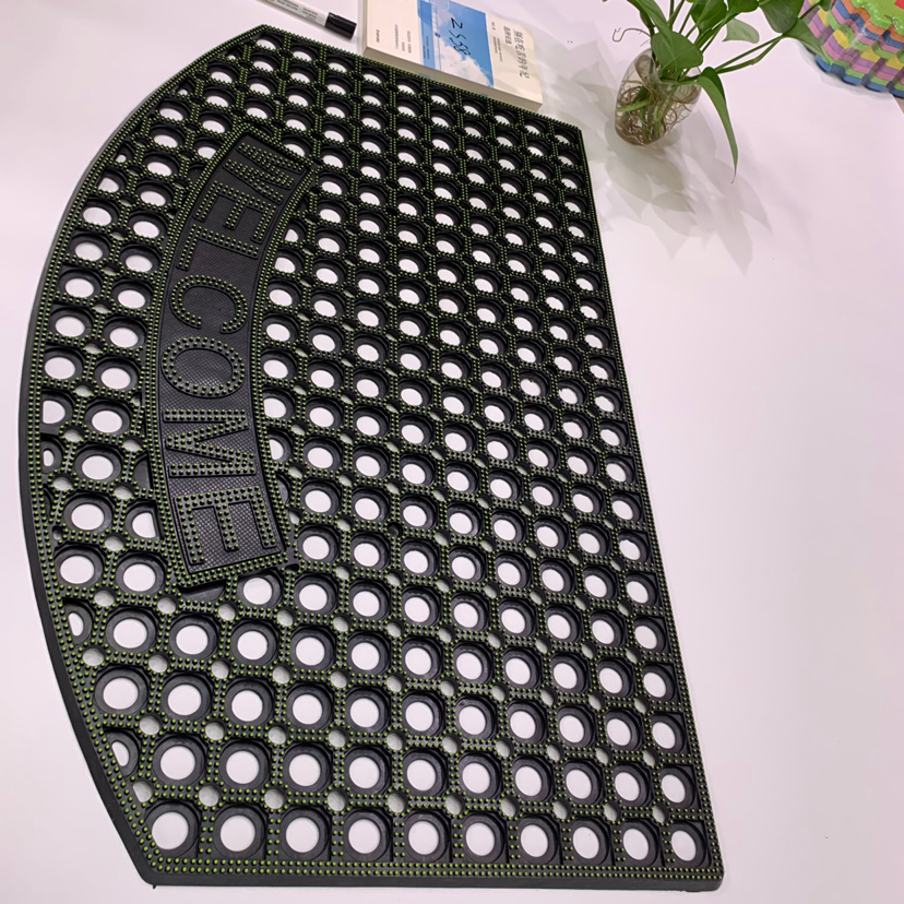 Rubber Pad Cutout Mat Kitchen Pad Bathroom Mat Waterproof Non-Slip Mat Wear-Resistant Thickening Floor Mat Living Room Cushion Door Mat