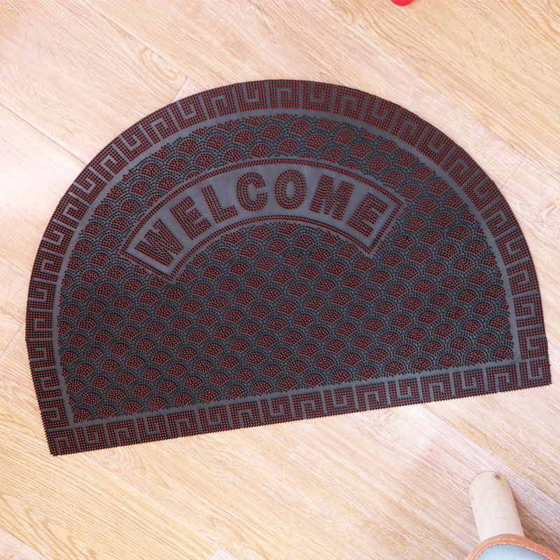 Villa entrance door PVC plastic mouth mat floor mat non-slip mat bottom mat rub earth foot mat modern household