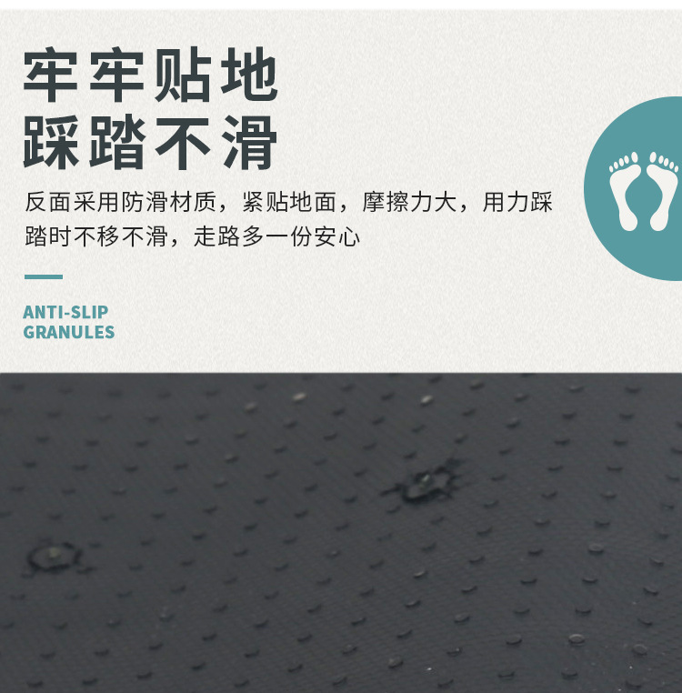 Villa entrance door PVC plastic mouth mat floor mat non-slip mat bottom mat rub earth foot mat modern household Villa entrance door PVC plastic mouth mat floor mat non-slip mat bottom mat rub earth foot mat modern household