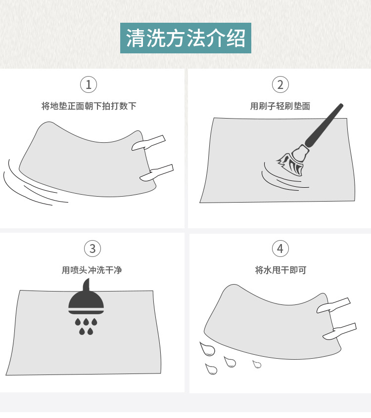 Villa entrance door PVC plastic mouth mat floor mat non-slip mat bottom mat rub earth foot mat modern household Villa entrance door PVC plastic mouth mat floor mat non-slip mat bottom mat rub earth foot mat modern household