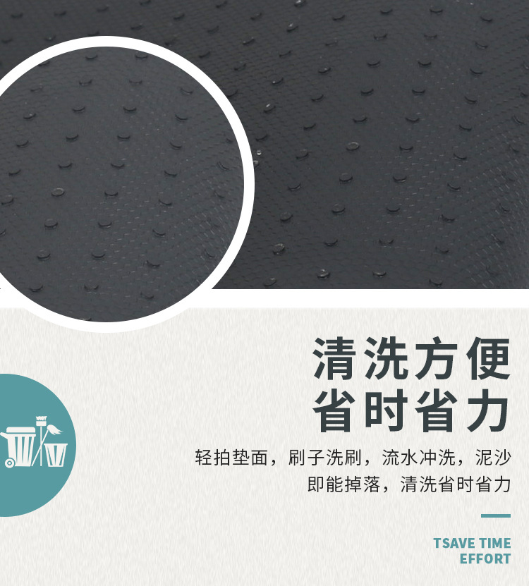 Villa entrance door PVC plastic mouth mat floor mat non-slip mat bottom mat rub earth foot mat modern household Villa entrance door PVC plastic mouth mat floor mat non-slip mat bottom mat rub earth foot mat modern household