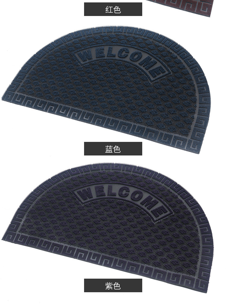 Villa entrance door PVC plastic mouth mat floor mat non-slip mat bottom mat rub earth foot mat modern household Villa entrance door PVC plastic mouth mat floor mat non-slip mat bottom mat rub earth foot mat modern household