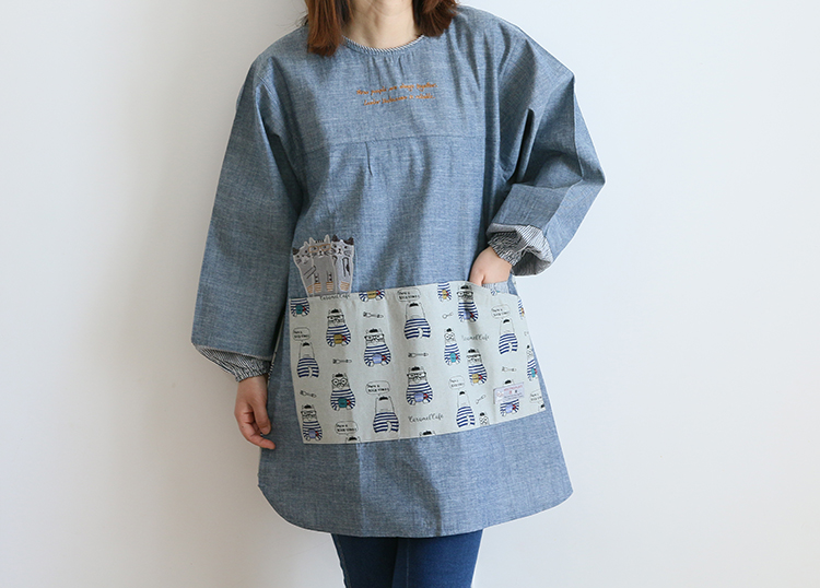 Fashion Adult Smock Home Kitchen Oil-Proof Sleeve Full Body Art Student Painting Baking Bib Long Sleeve Apron Fashion Adult Smock Home Kitchen Oil-Proof Sleeve Full Body Art Student Painting Baking Bib Long Sleeve Apron