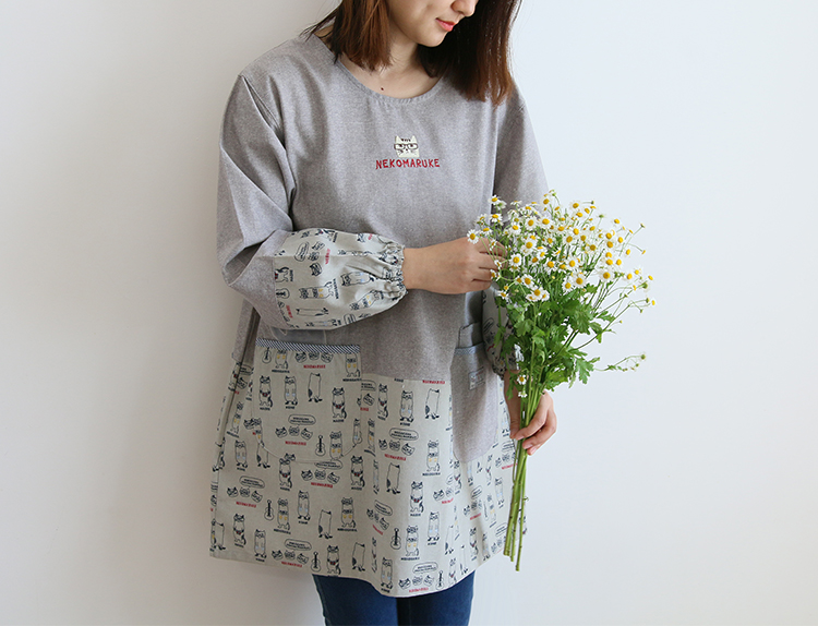 Fashion Adult Smock Home Kitchen Oil-Proof Sleeve Full Body Art Student Painting Baking Bib Long Sleeve Apron Fashion Adult Smock Home Kitchen Oil-Proof Sleeve Full Body Art Student Painting Baking Bib Long Sleeve Apron