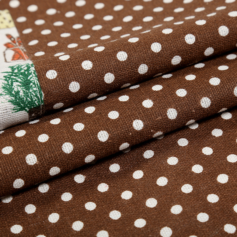 Fanqu Korean Fashion Dot Patch Apron Waterproof Sleeveless Cotton Linen Apron Factory Direct Sales