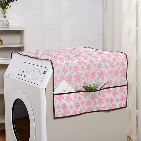 Non-Woven Printing Washing Machine Dust Cover Fabric Washing Machine Cover Cloth Cloth Cover Towel Universal Cover Towel Washing Machine