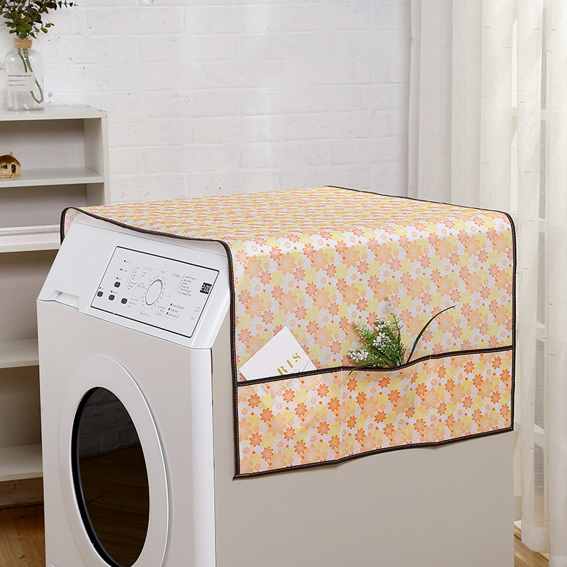 Non-Woven Printing Washing Machine Dust Cover Fabric Washing Machine Cover Cloth Cloth Cover Towel Universal Cover Towel Washing Machine