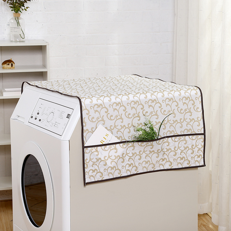 Non-Woven Printing Washing Machine Dust Cover Fabric Washing Machine Cover Cloth Cloth Cover Towel Universal Cover Towel Washing Machine