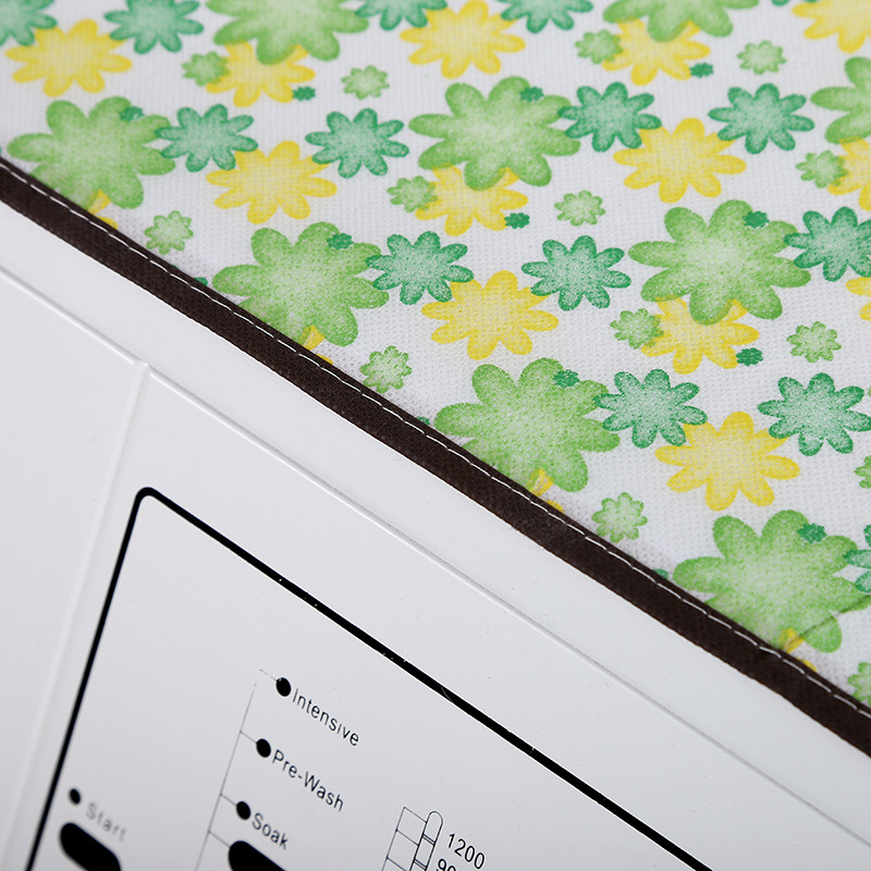 Non-Woven Printing Washing Machine Dust Cover Fabric Washing Machine Cover Cloth Cloth Cover Towel Universal Cover Towel Washing Machine