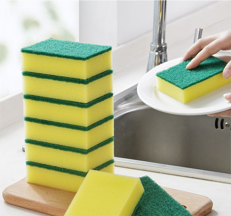 Dish-Washing Sponge Sponge Wipe Scouring Pad Dishcloth Wok Brush Cleaning Brush Nano Marvelous Pot Cleaning Accessories Spong Mop Dishes Cloth