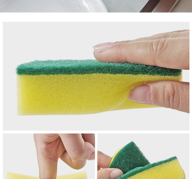 Dish-Washing Sponge Sponge Wipe Scouring Pad Dishcloth Wok Brush Cleaning Brush Nano Marvelous Pot Cleaning Accessories Spong Mop Dishes Cloth