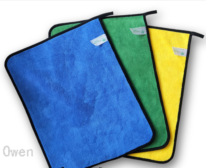 Double-Sided Coral Fleece Towel Fine Fiber Car Cleaning Cloth Car Wash Towel Thickened Car Washing Cloth