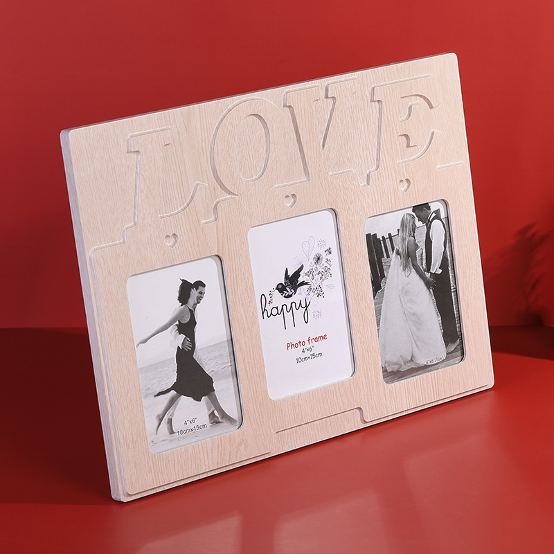 2020 New Creative Blister Photo Frame Living Room Bedroom Study Three-Dimensional Table Photo Frame and Picture Frame Factory Direct Sales