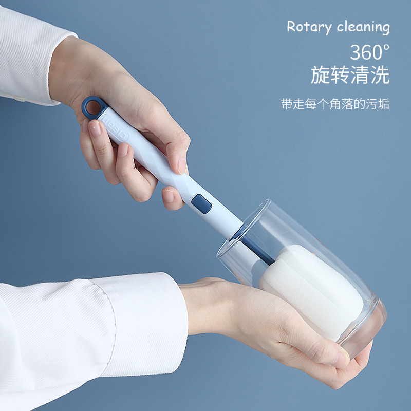 clean brush  Cleaning Brush Household Baby Bottle Brush Long Handle Vacuum Cup Cleaning and Washing Cup Brush