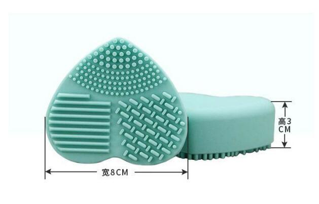 Heart-shaped makeup cleaning tool, silicone heart-shaped egg wash, clean brush pad Heart-shaped makeup cleaning tool, silicone heart-shaped egg wash, clean brush pad