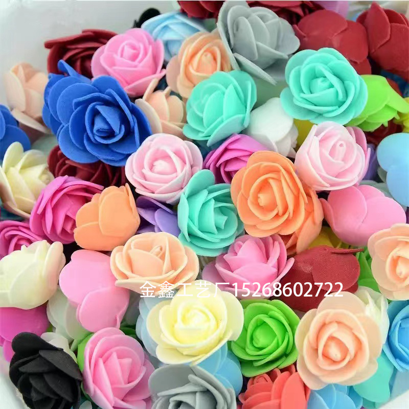 3.5cm Foam Rose for Bear Artificial Flowers Diy Gifts Box Wedding Decorative Christmas Home Decor 20 Color 3.5cm Foam Rose for Bear Artificial Flowers Diy Gifts Box Wedding Decorative Christmas Home Decor 20 Color