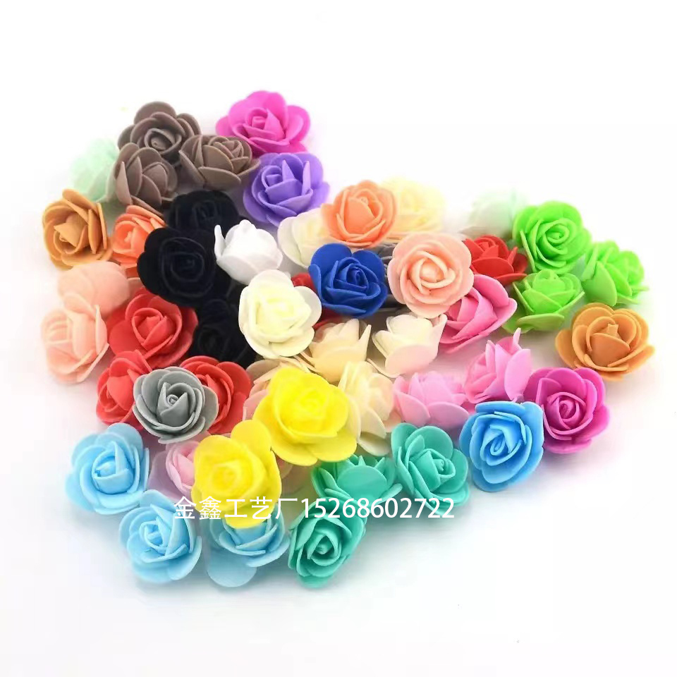 3.5cm Foam Rose for Bear Artificial Flowers Diy Gifts Box Wedding Decorative Christmas Home Decor 20 Color 3.5cm Foam Rose for Bear Artificial Flowers Diy Gifts Box Wedding Decorative Christmas Home Decor 20 Color