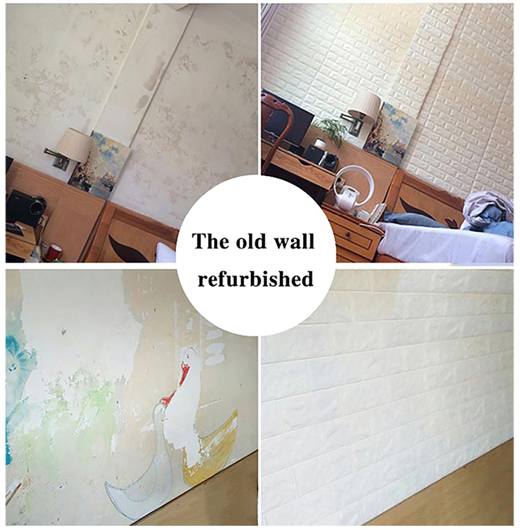 Brand New Style 3D Wall Sticker Tile Brick Self-adhesive Mosaic Kitchen Bathroom Wall Decor Home Decor