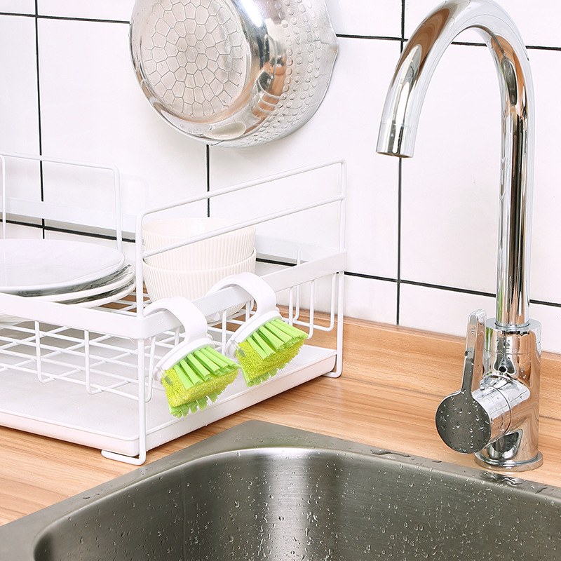 1332 hanging fabric brush kitchen clean wash pan brush chopping board, the clean brush pan dish brush