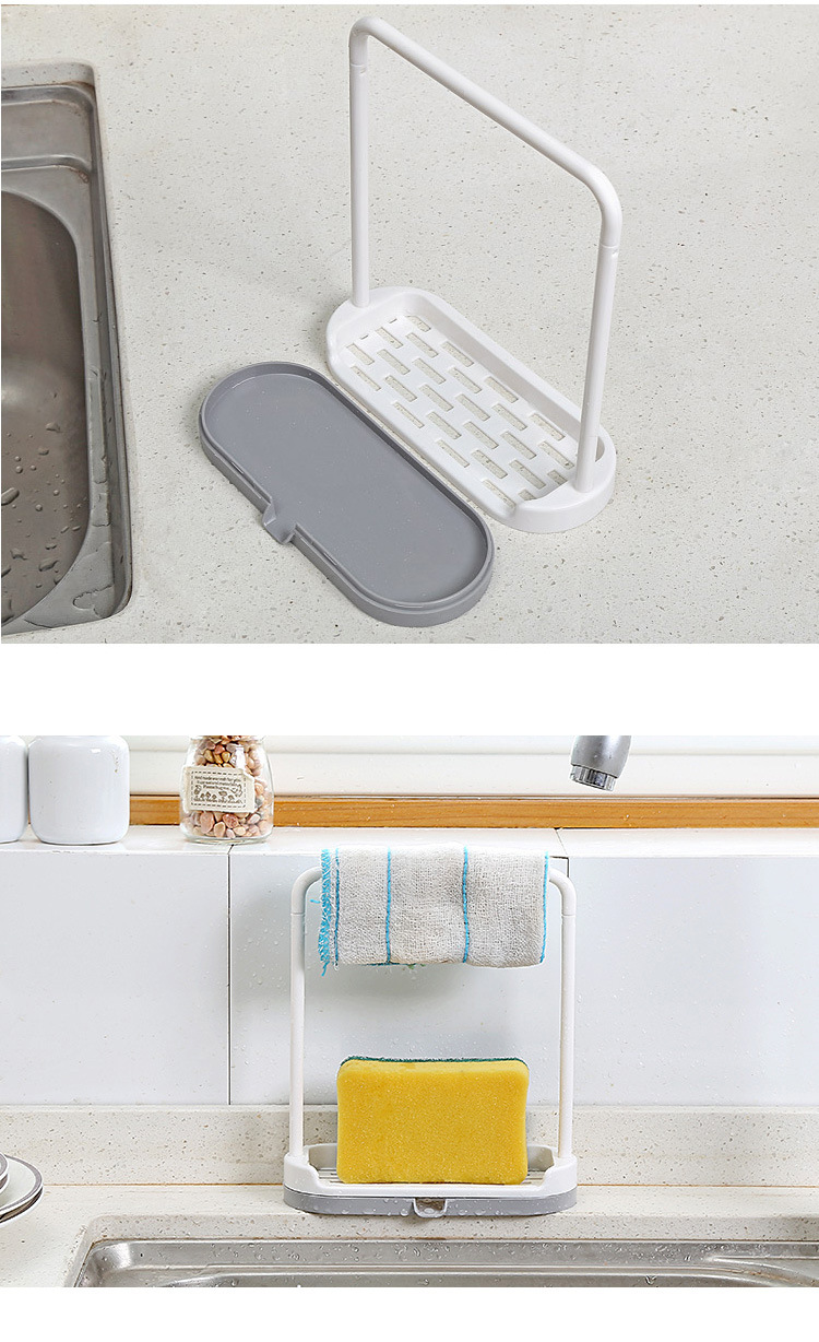 Kitchen plastic dishcloth receives hang frame do not have perforate kitchen countertop to wash dish cloth towel to pour Kitchen plastic dishcloth receives hang frame do not have perforate kitchen countertop to wash dish cloth towel to pour
