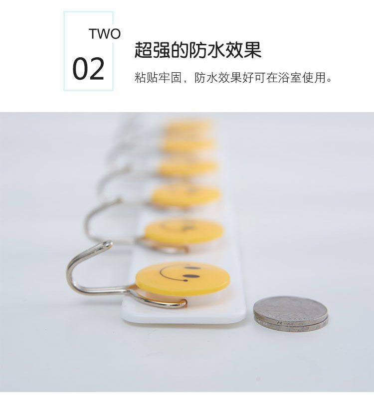 For a Long Time, 4, 6, 8 Smiling Faces Row Hook Clothes Hook Coat Hook Clothes Kitchen and Bathroom Towel Toilet Hook For a Long Time, 4, 6, 8 Smiling Faces Row Hook Clothes Hook Coat Hook Clothes Kitchen and Bathroom Towel Toilet Hook