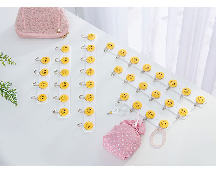 For a Long Time, 4, 6, 8 Smiling Faces Row Hook Clothes Hook Coat Hook Clothes Kitchen and Bathroom Towel Toilet Hook For a Long Time, 4, 6, 8 Smiling Faces Row Hook Clothes Hook Coat Hook Clothes Kitchen and Bathroom Towel Toilet Hook