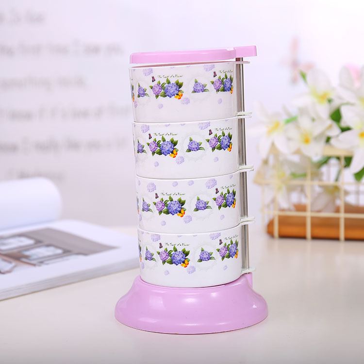 Creative and upright seasoning box can be revolving seasoning box Creative kitchen supplies seasoning bottle seasoning jar.