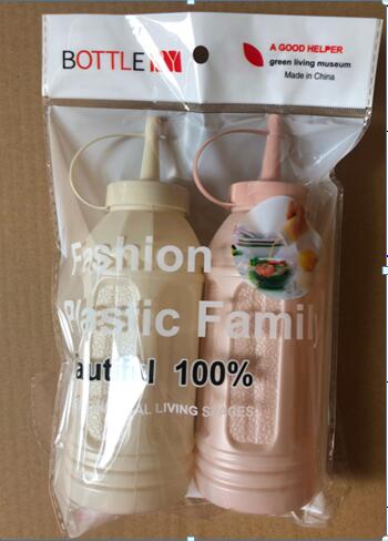 Food Grade PE Environmental Protection Jam Squeeze Bottle Squeezing Bottle Sauce Pot Seasoning Bottle Salad Dressing Cream Bottle Ry8801