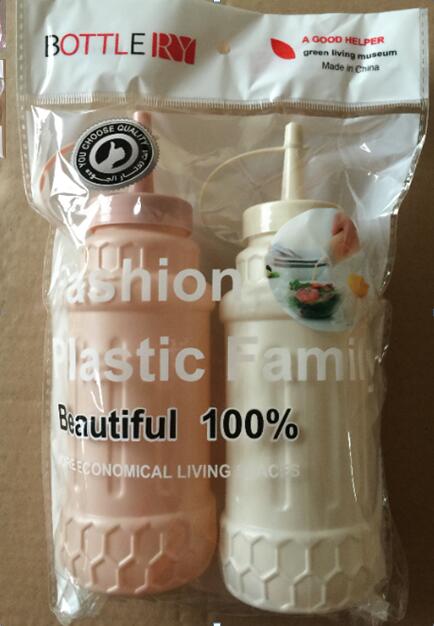 Food Grade PE Environmental Protection Jam Squeeze Bottle Squeezing Bottle Sauce Pot Seasoning Bottle Salad Dressing Cream Bottle Ry8801