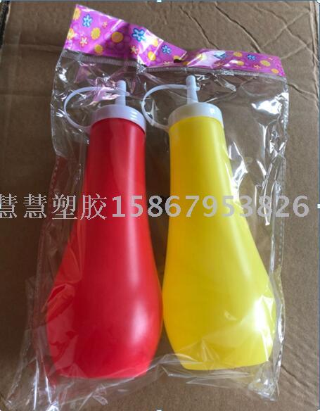 Food Grade PE Environmental Protection Jam Squeeze Bottle Squeezing Bottle Sauce Pot Seasoning Bottle Salad Dressing Cream Bottle Ry8801