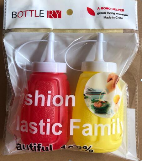 Food Grade PE Environmental Protection Jam Squeeze Bottle Squeezing Bottle Sauce Pot Seasoning Bottle Salad Dressing Cream Bottle Ry8801