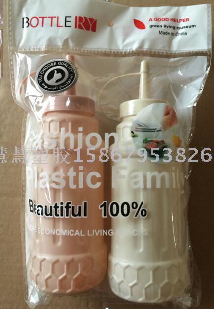 Food Grade PE Environmental Protection Jam Squeeze Bottle Squeezing Bottle Sauce Pot Seasoning Bottle Salad Dressing Cream Bottle Ry8801