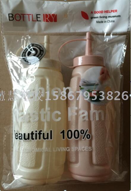 Food Grade PE Environmental Protection Jam Squeeze Bottle Squeezing Bottle Sauce Pot Seasoning Bottle Salad Dressing Cream Bottle Ry8801