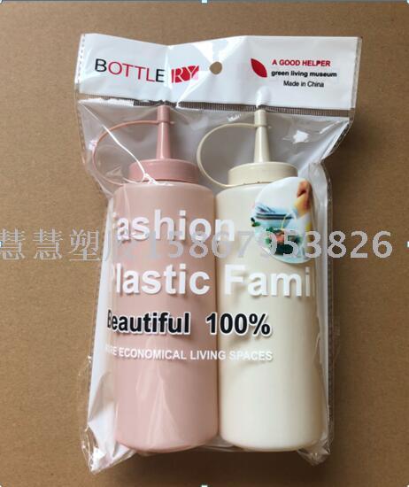 Food Grade PE Environmental Protection Jam Squeeze Bottle Squeezing Bottle Sauce Pot Seasoning Bottle Salad Dressing Cream Bottle Ry8801