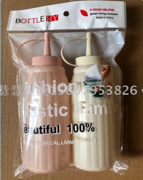 Food Grade PE Environmental Protection Jam Squeeze Bottle Squeezing Bottle Sauce Pot Seasoning Bottle Salad Dressing Cream Bottle Ry8801