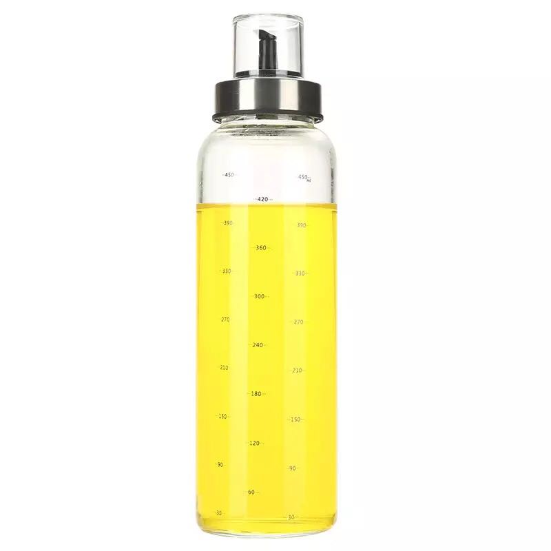 High borosilicate oil pot graduated glass bottle oil nozzle High - grade kitchen seasoning bottle