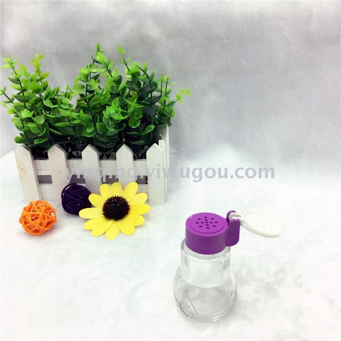 Glass Pancake Bottle Kitchen Practical Glass Seasoning Bottle Dispensing Bottle