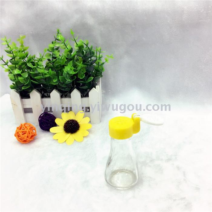 Glass Pancake Bottle Kitchen Practical Glass Seasoning Bottle Dispensing Bottle