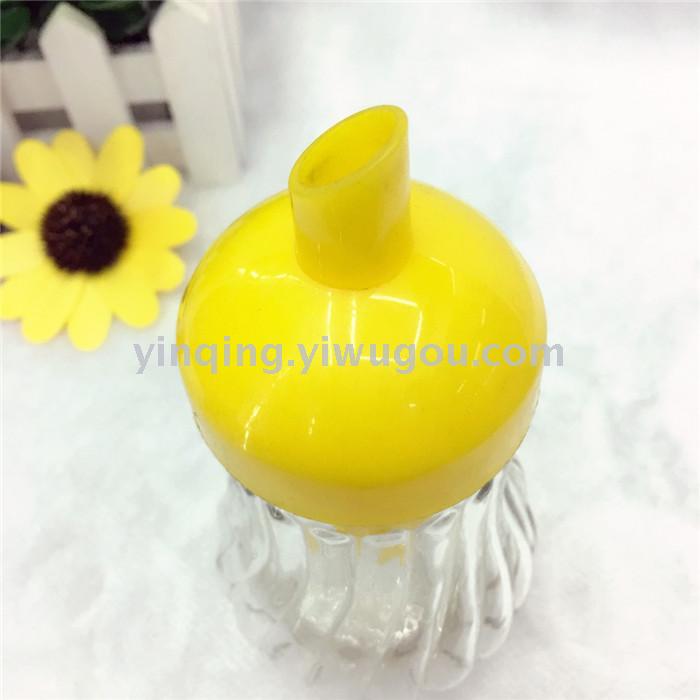 Glass Sauce Bottle Kitchen Practical Glass Seasoning Bottle Dispensing Bottle
