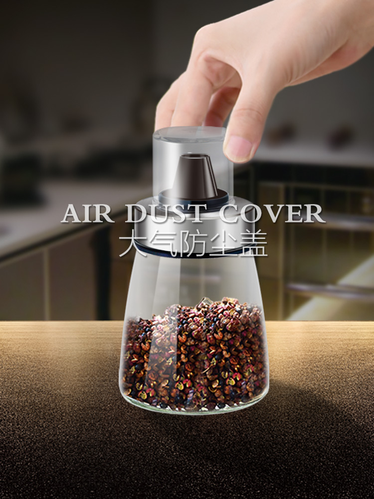 Seasoning Box Set Kitchen Seasoning Bottle Big Cruet Glass Seasoning Bottle Salt Shaker