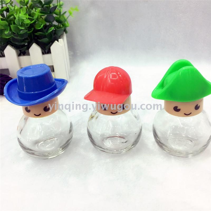 Glass Pancake Bottle Kitchen Practical Glass Seasoning Bottle Dispensing Bottle