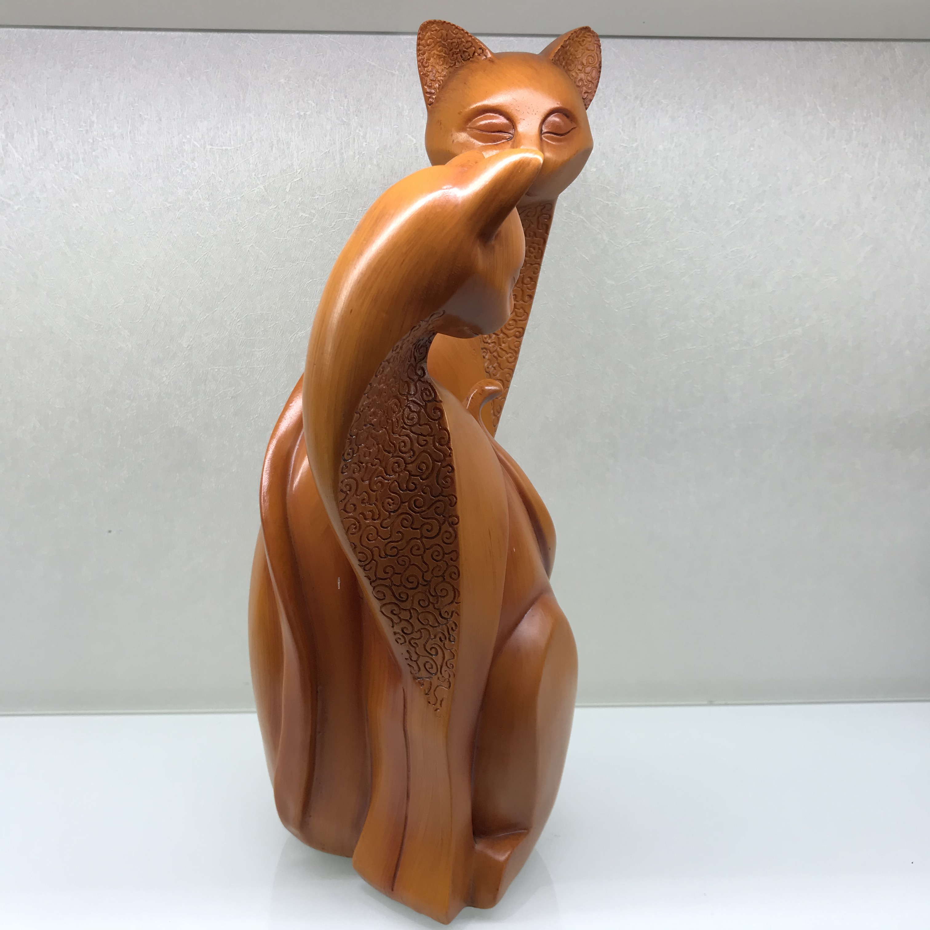 Resin Crafts Wood Grain Cat Cat Lovers Decoration Home Creative Gift Decorative Craft Gift Decoration Mixed Batch Resin Crafts Wood Grain Cat Cat Lovers Decoration Home Creative Gift Decorative Craft Gift Decoration Mixed Batch