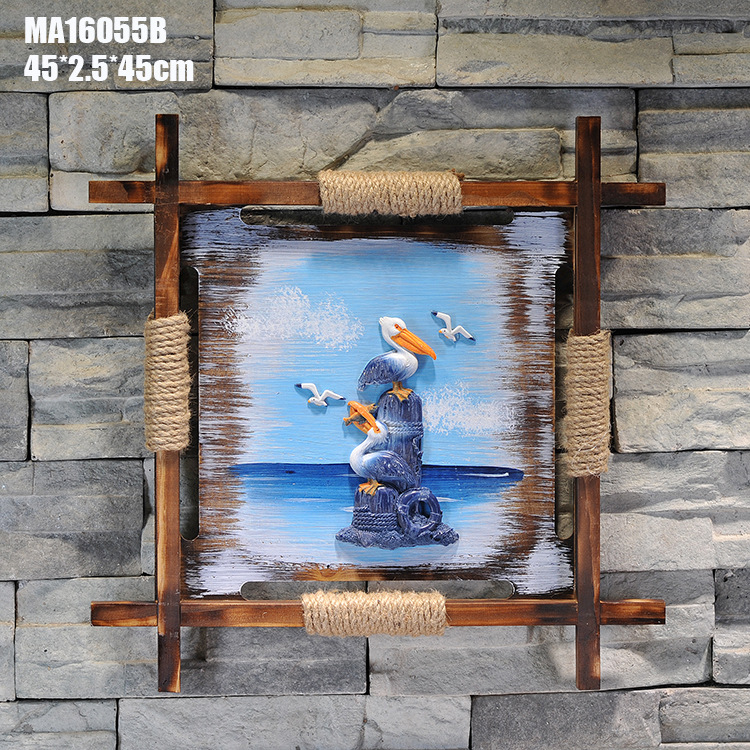 Sell well newly do old solid wood decorative Frame Mediterranean Hanging Ornaments Household soft wooden crafts Sell well newly do old solid wood decorative Frame Mediterranean Hanging Ornaments Household soft wooden crafts