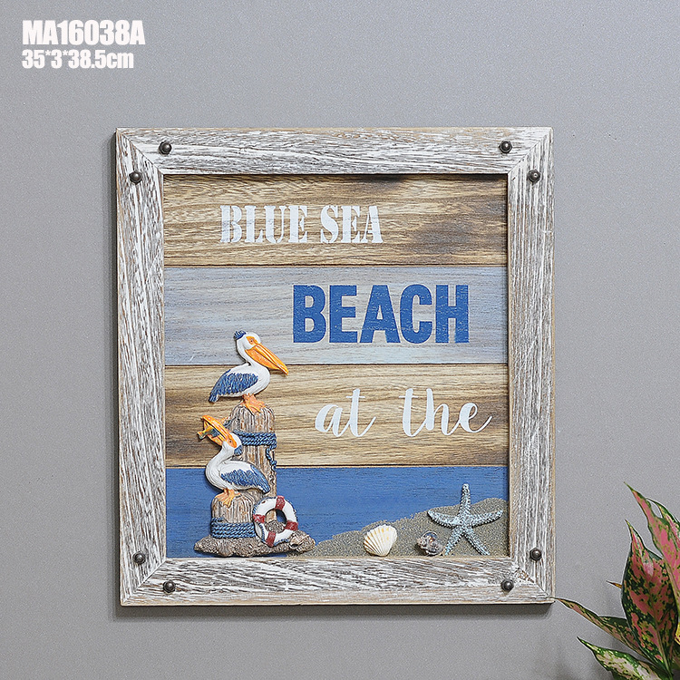 Sell well newly do old solid wood decorative Frame Mediterranean Hanging Ornaments Household soft wooden crafts Sell well newly do old solid wood decorative Frame Mediterranean Hanging Ornaments Household soft wooden crafts