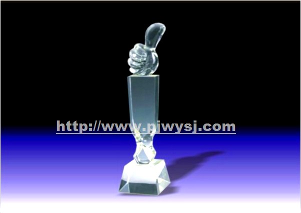 Customized trophies Crystal crafts crystal trophy Crystal trophies Crystal finger