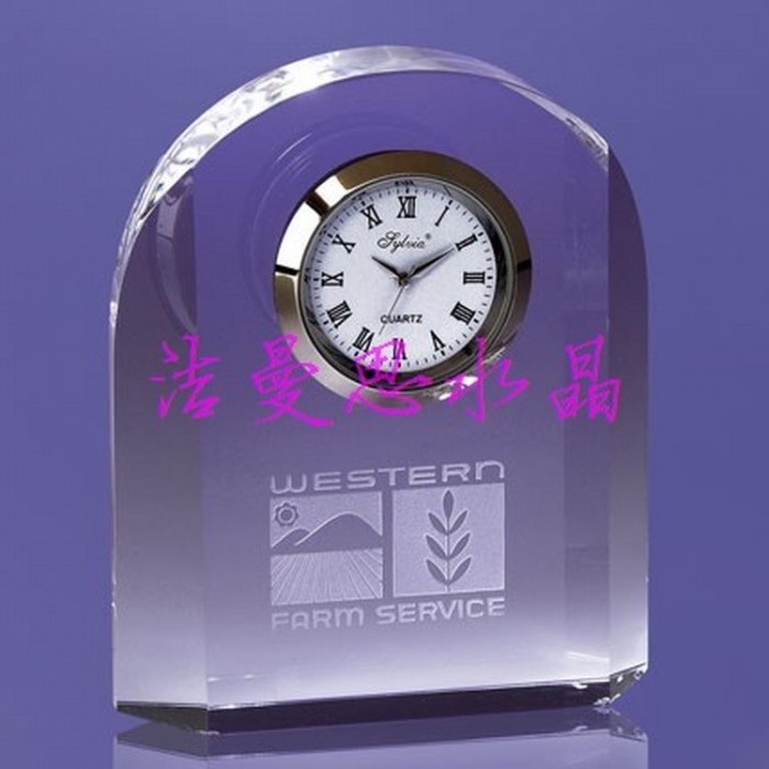Creative crystal clock K9 crystal gifts crystal crafts set Creative crystal clock K9 crystal gifts crystal crafts set