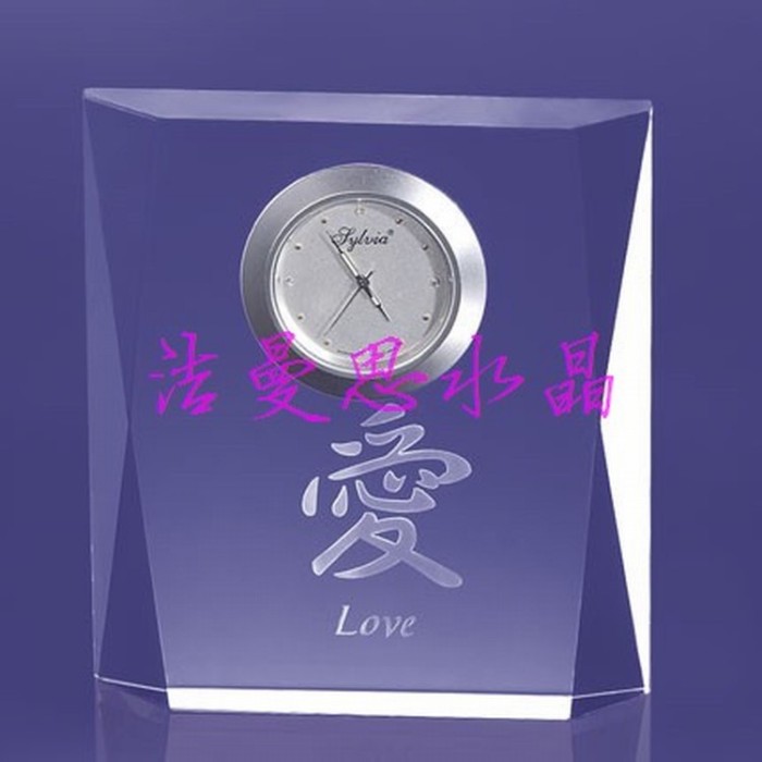 Creative crystal clock K9 crystal gifts crystal crafts set Creative crystal clock K9 crystal gifts crystal crafts set