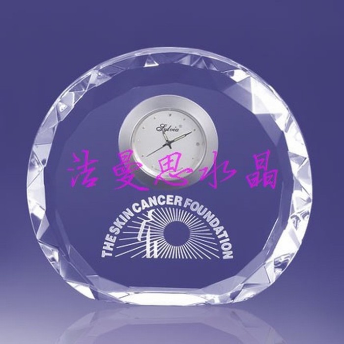 Creative crystal clock K9 crystal gifts crystal crafts set Creative crystal clock K9 crystal gifts crystal crafts set