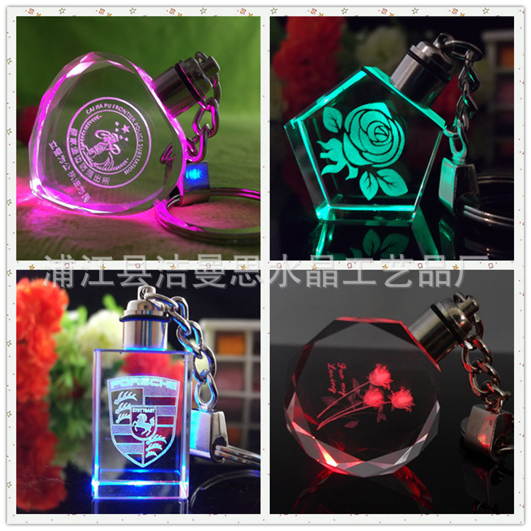 Creative crystal clock K9 crystal gifts crystal crafts set Creative crystal clock K9 crystal gifts crystal crafts set