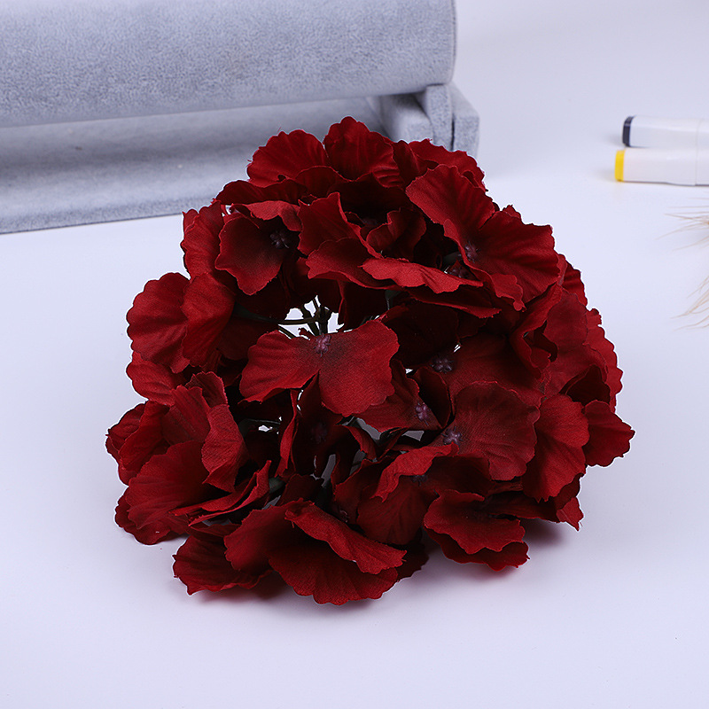 Spot Supply Hydrangea Head Artificial Flower Artificial Flower Wedding Wedding Arrangement Arch Home Flower Wall Decoration Spot Supply Hydrangea Head Artificial Flower Artificial Flower Wedding Wedding Arrangement Arch Home Flower Wall Decoration